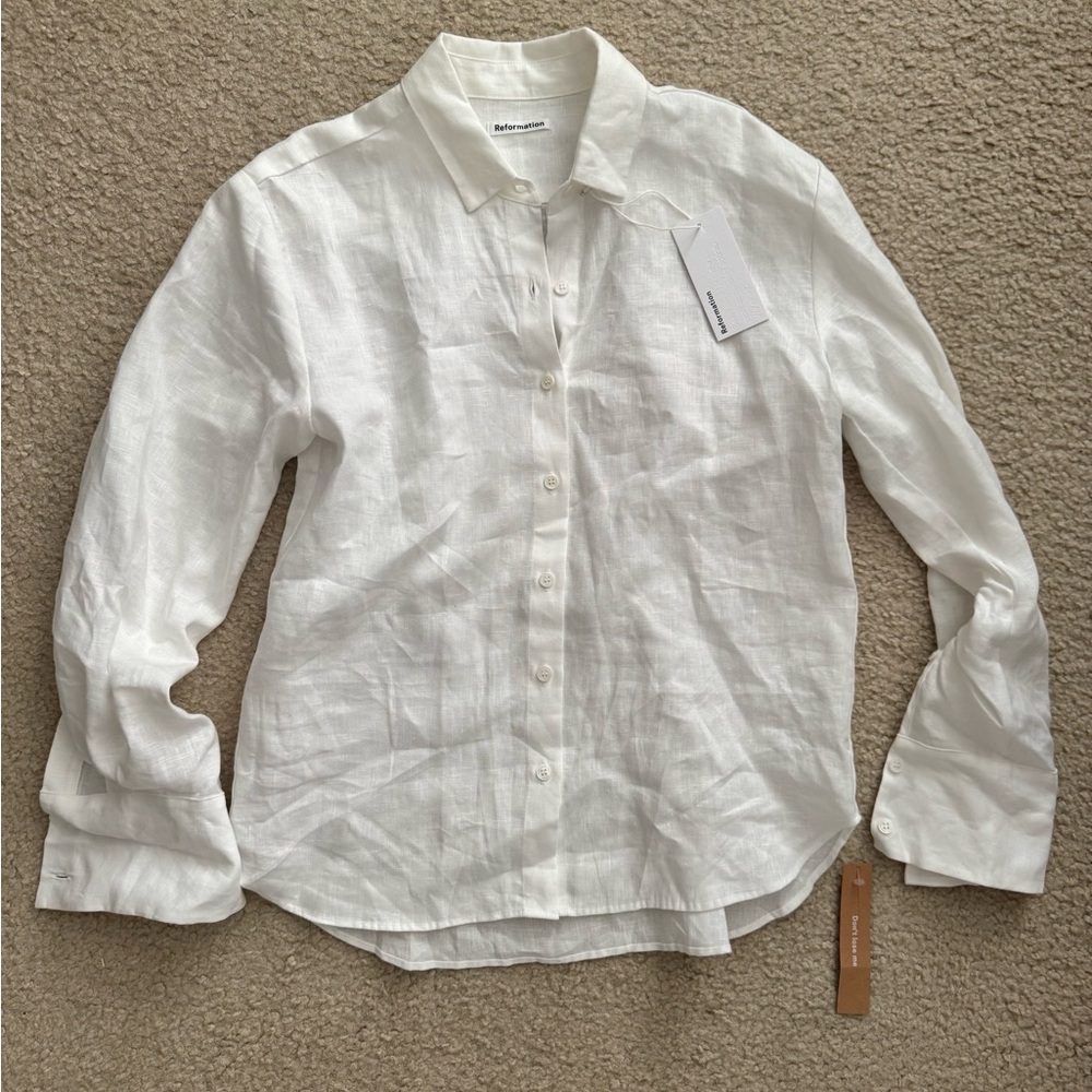 Reformation Preston Linen Shirt
